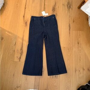 Isabel Marant Navy Flare Jeans